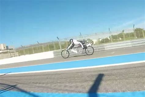 Frenchman Reaches 207mph On Rocket Powered Bicycle Setting New Record