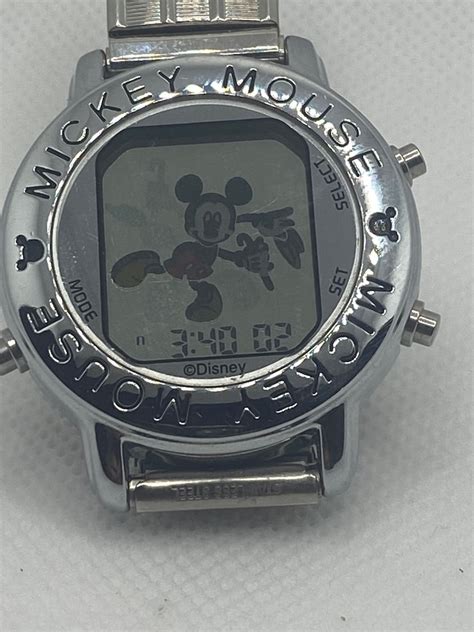 Rare Dancing Mickey Mouse Digital Watch Funamation Musical Etsy