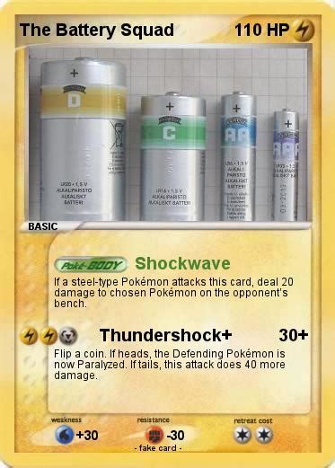 Pokémon The Battery Squad Shockwave My Pokemon Card
