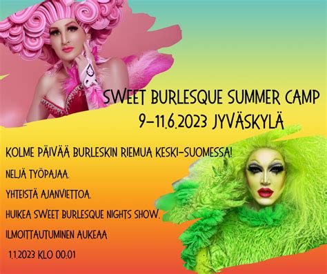 Sweet Burlesque Summer Camp Ilmoittautumismaksu — Sweet´s Burlesque