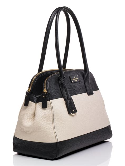 Polished ease, thorough details and a sophisticated use of color; Kate spade new york Kendall Court Hughes in Black | Lyst