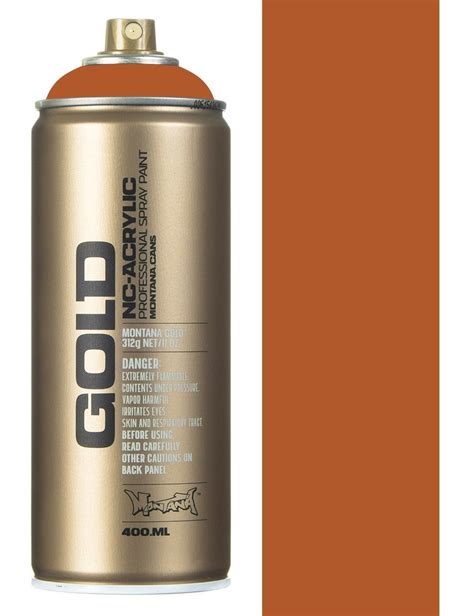 Montana Gold S8000 Shock Brown Light Spray Paint 400ml Spray Paint