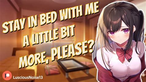 Asmr Roleplay ~ Girlfriend Begs To Stay In Bed And Cuddle With You