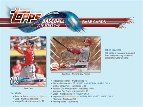2018 Topps Series 2 Baseball Cards Continue To Build Your Collection