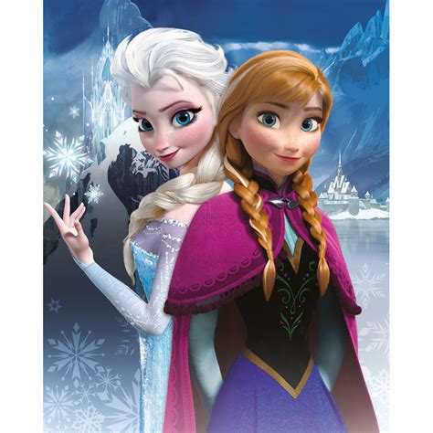 Frozen Anna And Elsa 40x50cm Canvas
