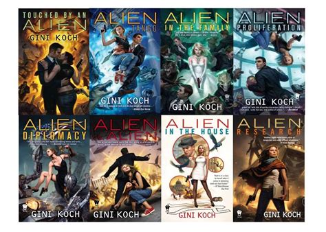 Alien Sci Fi Romance Series By Gini Koch Collection Set Of Paperbacks 1
