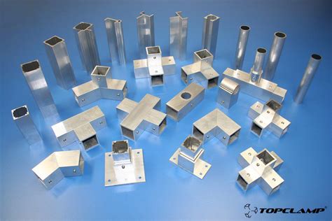 Topclamp Square Tube Connectors Couplings Joints Fittings