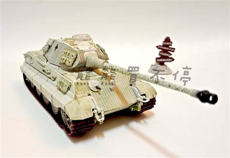 在台現貨 二戰德軍 虎王重型坦克 保時捷雪地坦克車模型 ALTAS 1 72 合金裝甲車模型 Yahoo奇摩拍賣
