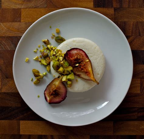 Morsels Sauces Goat Cheese Panna Cotta With Roasted Figs