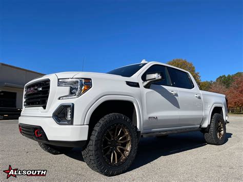 2021 Gmc Sierra White Fuel Off Road Rebel 6 D681 Wheel Front