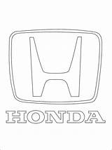 Honda Coloring Logo Pages Car Logos Printable Emblem Automobile Those Brand Who Cars sketch template