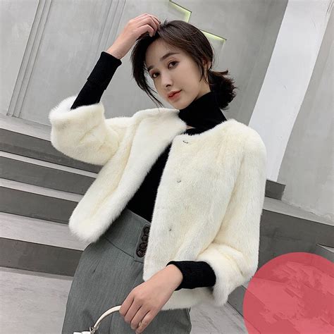 Women Clothes 2018 Real Mink Fur Coat Winter Coat Women Korean Jacket Autumn Fur Coats And