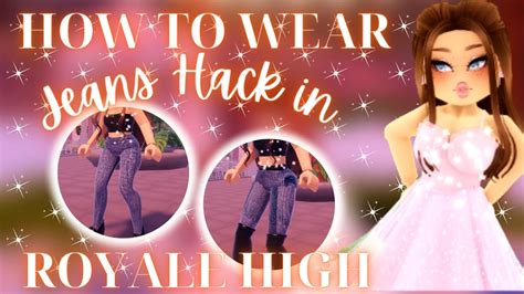 How To Get Jeans In Royale High Royale High Jeans Hack Youtube