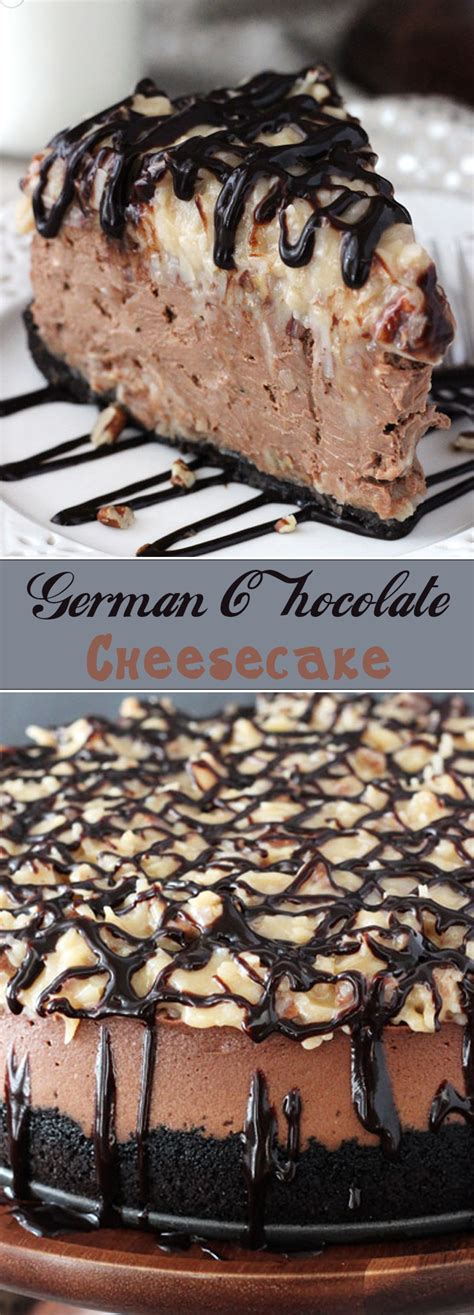 This german chocolate cake recipe is a classic! German Chocolate Cheesecake r2