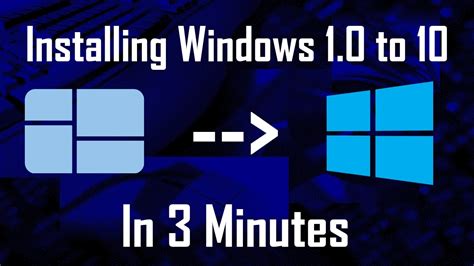 Installing Windows 10 To 10 Time Lapse On A Virtual Machine Youtube