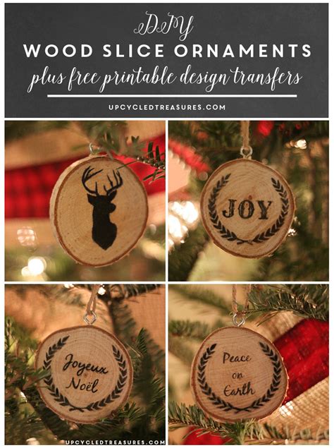 Diy Rustic Christmas Ornaments The Girl Creative