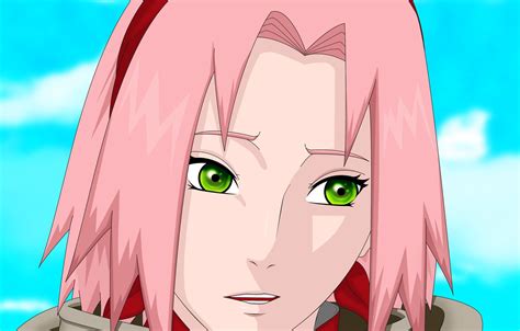 Wallpaper Girl Game Naruto Sakura Pink Hair Sky