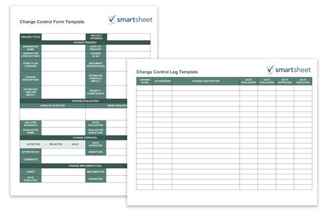 Control Sheet Template Excel Templates