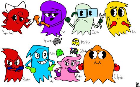 The Pac Ghosts By Vernonmcw On Deviantart