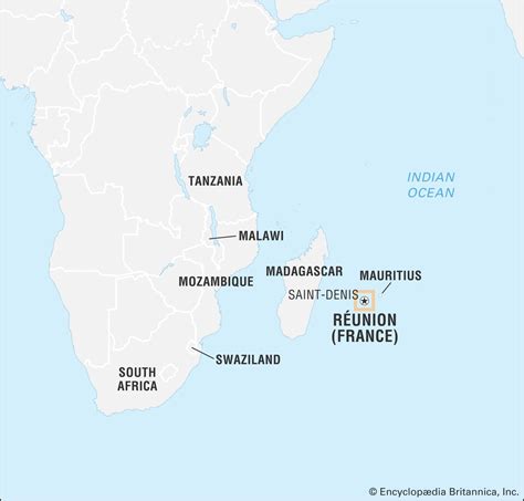 Where Is Reunion Island On The World Map Map Of Interstate