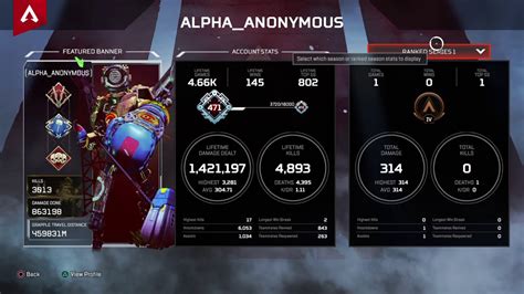 My First Video My Stats Apex Legends Youtube