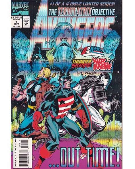 The Cover To Captain America Comic Book With An Image Of Avengers And