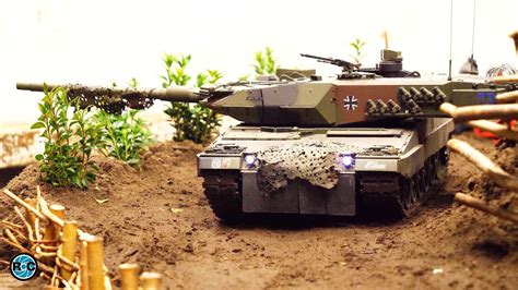 Rc Tank Rc Panzer German Leopard A Heng Long Youtube