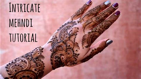 How To Create Intricate Mehndi Henna Design Step By Step Tutorial