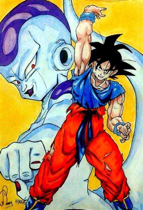 Goku Vs Frieza By Princessnikoru On Deviantart