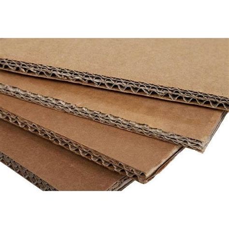 Kraft Paper Brown Corrugated Packaging Sheet Gsm 80 120 At Rs 100