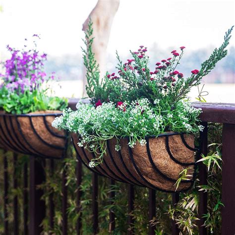 Traditional Window Box Hayrack Planter For Plants Earthgarden