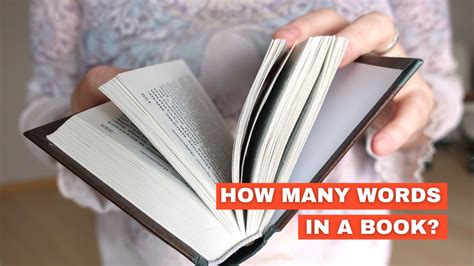 How Many Words In A Book A Word Count Guideline For Authors