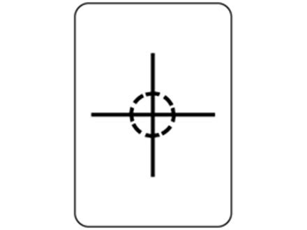 Anybody know what the symbol looks like to represent the center of gravity? Centre of gravity packaging symbol label | TR10205 | Label ...
