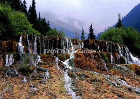 Jiuzhaigou Waterfall Aba China Jiuzhaigou Valley Photos