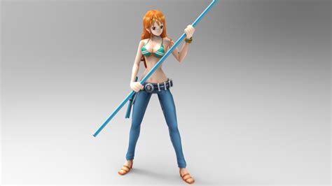 Stl File Nami One Piece 🏴‍☠️・3d Printing Idea To Download・cults