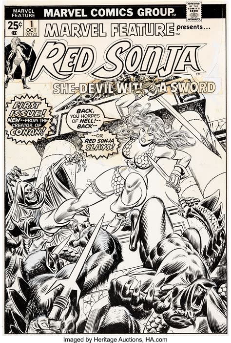 Red Sonja Original Art For Sale Comicarttracker