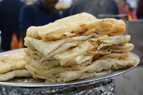 Mughlai Paratha Traditional Flatbread From West Bengal India