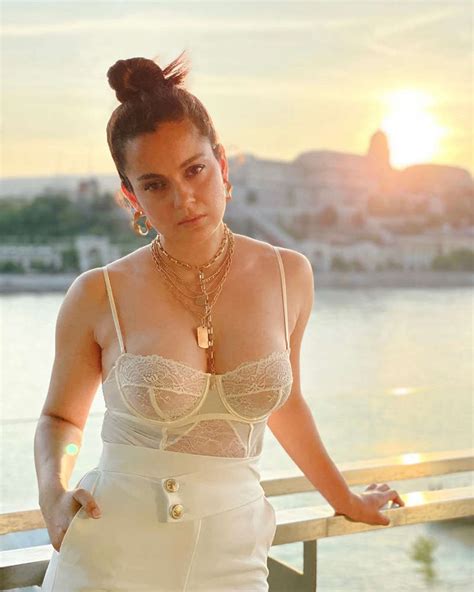 kangana ranaut gets trolled for her new glamorous pictures in lace corset and pants photogallery