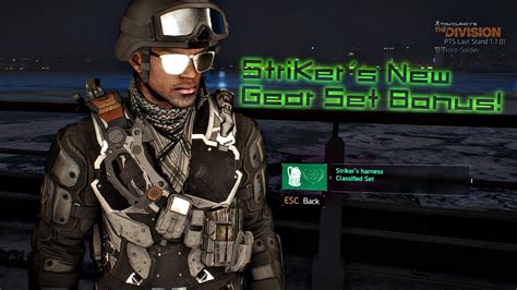 Strikers New Gear Set Bouns The Division Pts Youtube