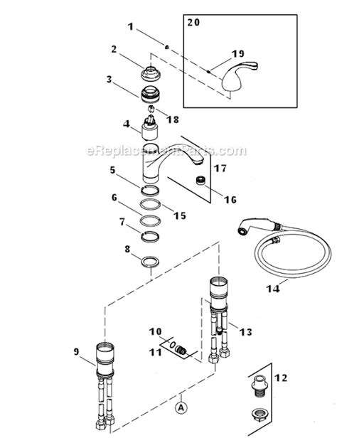 Kohler single control lavatory faucet k 12182. Kohler Kitchen Faucet Parts Diagram - Wow Blog