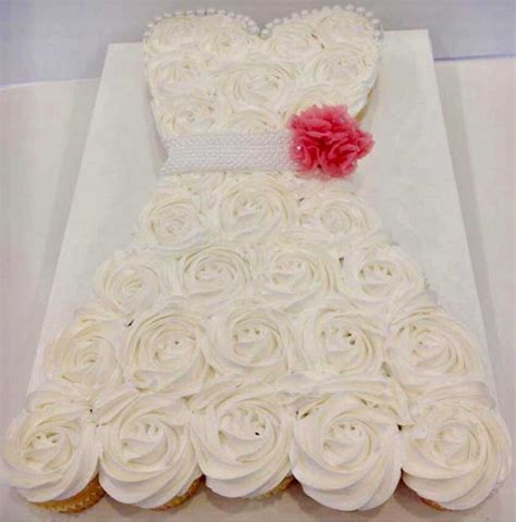 Sweetheart Bridal Cupcake Cake Reschs Bakery Columbus Ohio