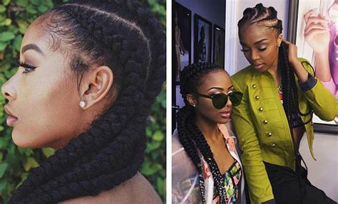 These braids are done with a unique braiding technique where the additional hair extensions are added to make the braids look. Cornrow Freehand Hairstyles 2018