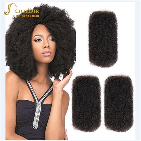 Joedir Brazilian Remy Hair Afro Kinky Curly Bulk Human Hair For