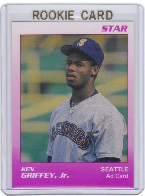 Maybe you would like to learn more about one of these? PROMO~RC~KEN GRIFFEY JR 1989 Star Ad_ROOKIE CARD~'89~MVP~ALL-STAR~AS~SEA~THE KID