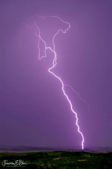Lightning Bolt Cloud To Ground Bliss Photographics Lightning