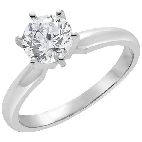Round Brilliant 100ctw Platinum Diamond Solitaire Ring Costco Australia