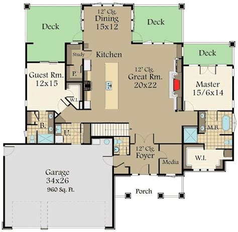 Plan 85126ms Prairie Ranch Home With Walkout Basement Basement House