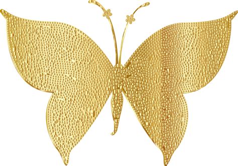 Gold Clipart Butterfly Gold Butterfly Transparent Free For Download On