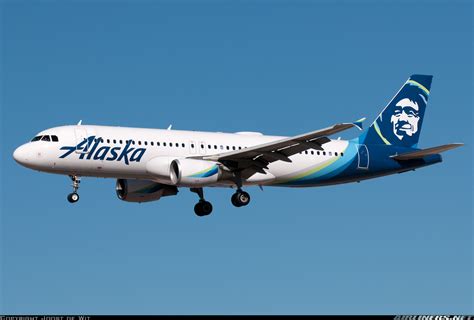 Airbus A320 214 Alaska Airlines Aviation Photo 5984365