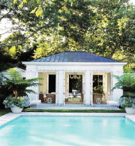 Traditional French Country Home With Backyard Pool